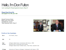 Tablet Screenshot of donfulton.com